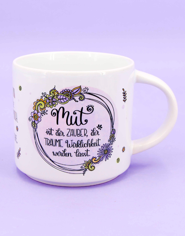Tasse stapelbar "Mut"
