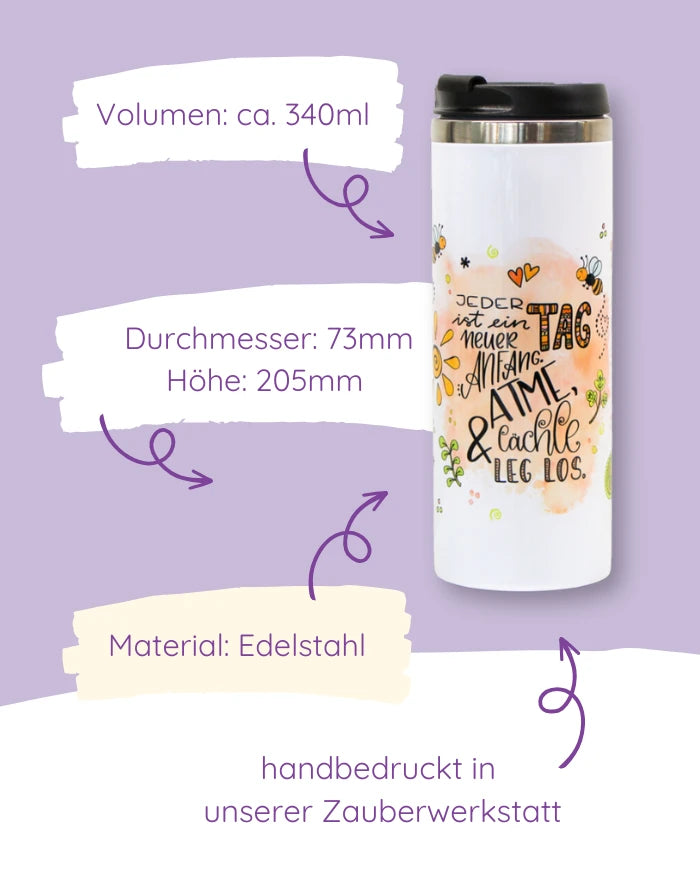 Thermobecher "Neuer Anfang"