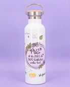 Thermosflasche Bambusdeckel "Mut"