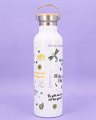 Thermosflasche Bambusdeckel "Mut"