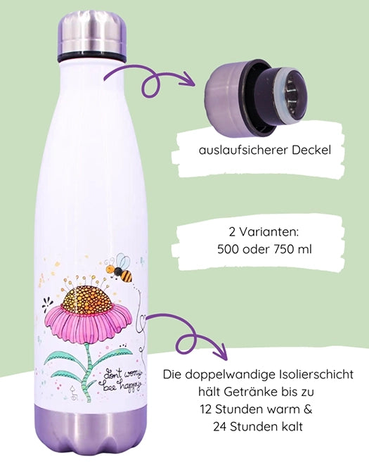 Trinkflasche "Bee Happy"