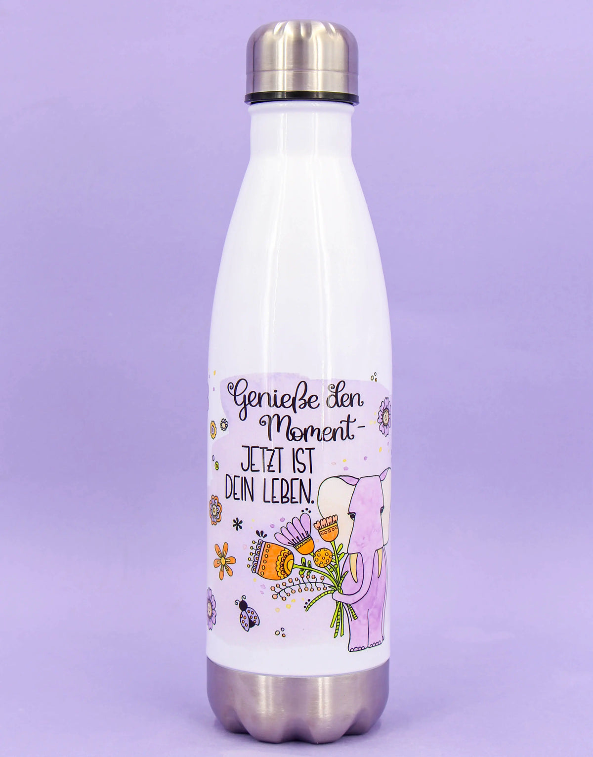 Trinkflasche „Genieße den Moment"