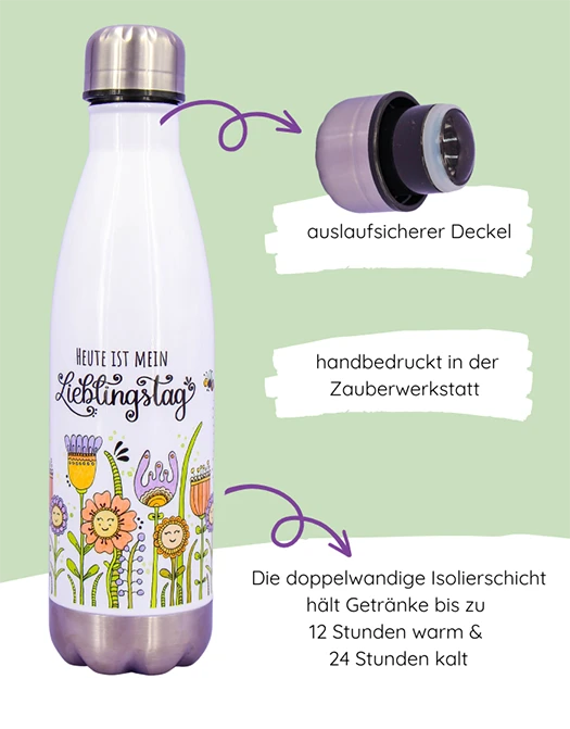 Trinkflasche „Lieblingstag"