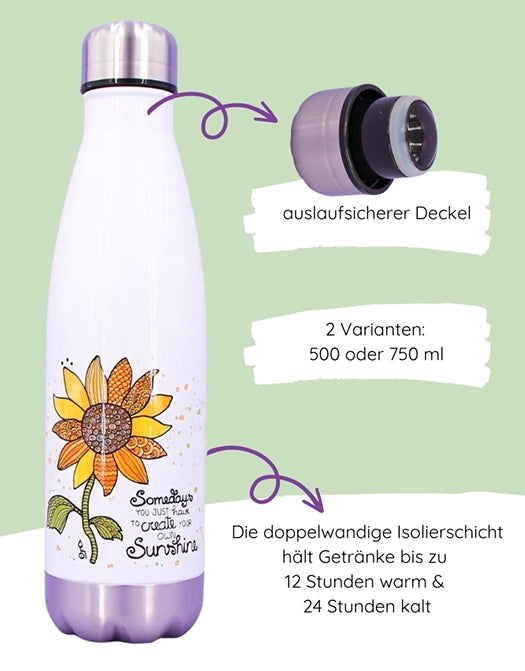 Trinkflasche "Sonnenblume"