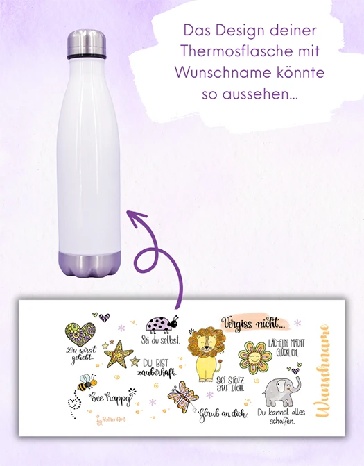 Trinkflasche „Vergiss nicht"